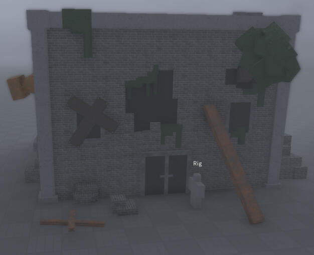 Verdant moon inspired Building